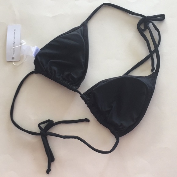 Sliding triangle halter bikini top - Picture 2 of 3